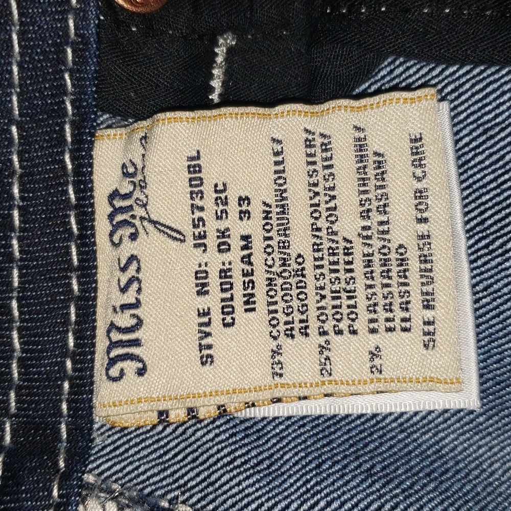 Miss Me Boot Cut Jeans 26 - Picture 6 of 9